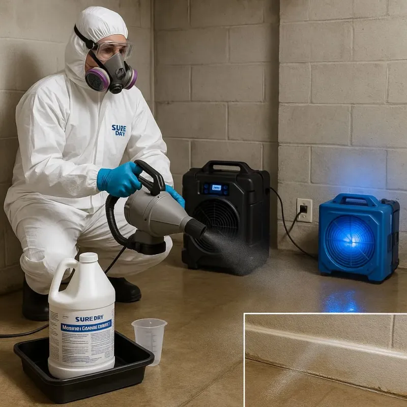 Sanitization and Odor Removal process in La Pryor, TX