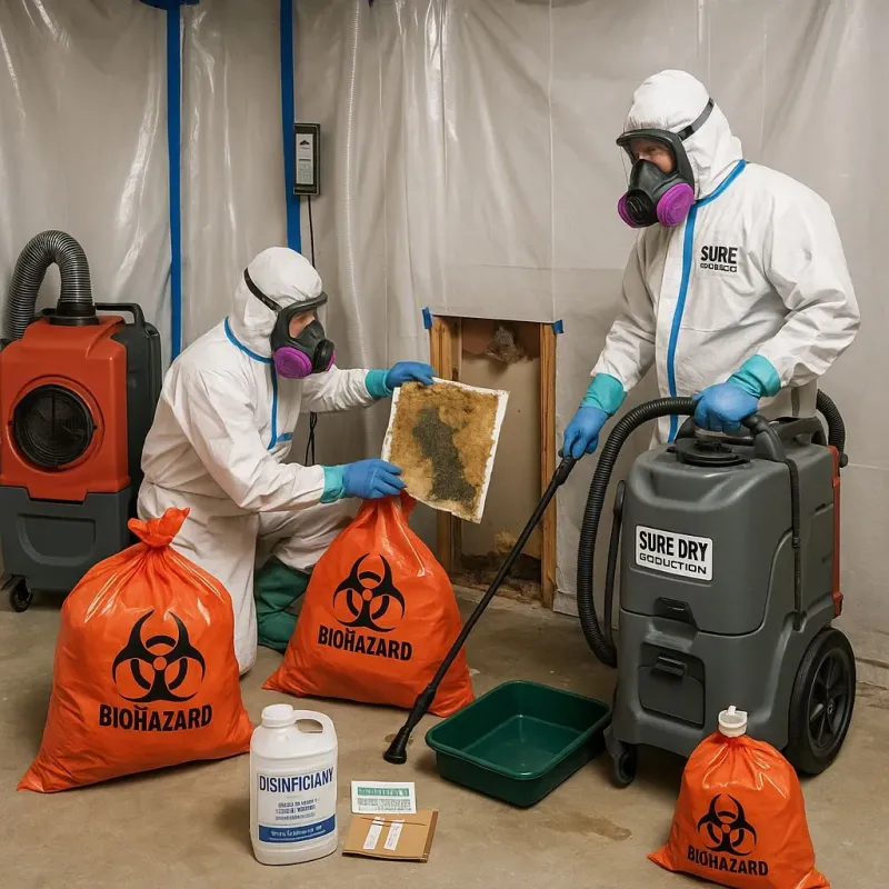 Contaminated Water Handling Protocols process in La Pryor, TX