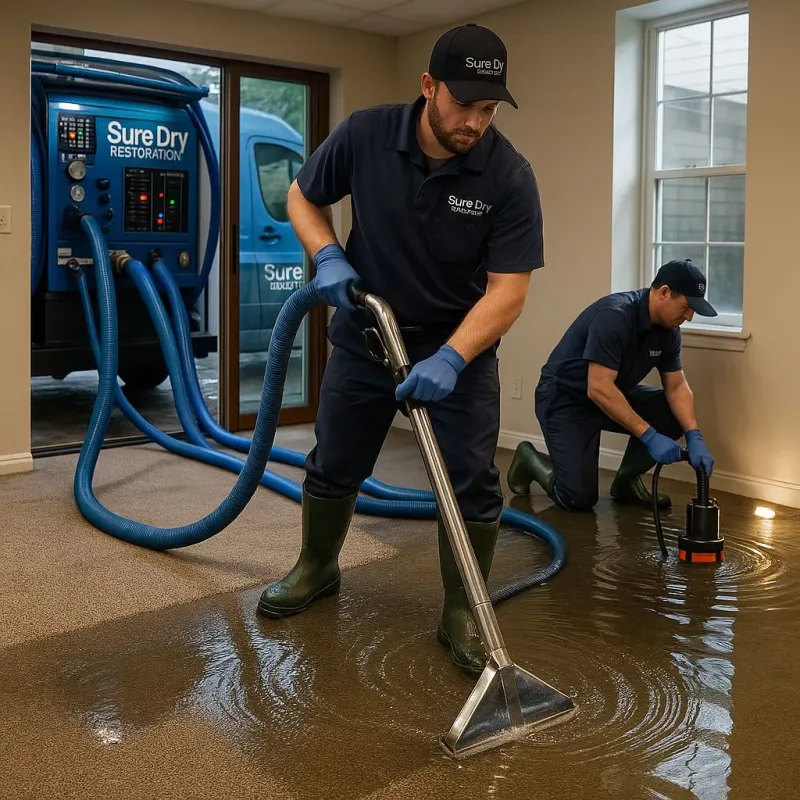 Water Extraction and Removal process in La Pryor, TX